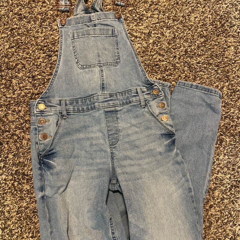 SO Blue Overalls Denim Full Length